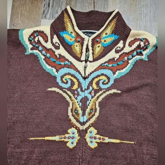 Christine Foley Women's Full Zip Cardigan Sweater - Picture 3 of 14